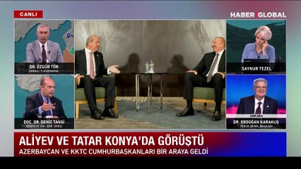 Azerbaycan Cumhurbaşkanı Aliyev, KKTC Cumhurbaşkanı Tatar ile görüştü
