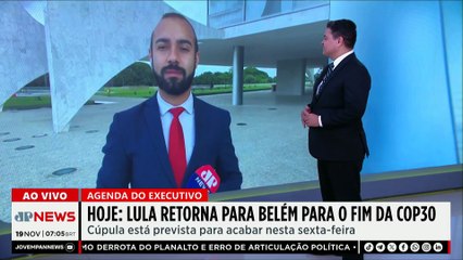 Lula retorna para Belém para o fim da COP30