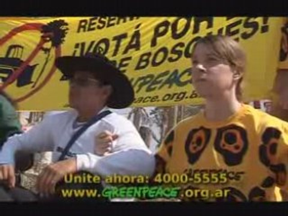 Spot Gracias greenpeace lusida