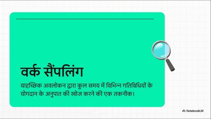7 Work Sampling (WS) - How to implement (HI)