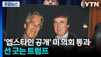 '엡스타인 파일 공개' 미 의회 통과...선 긋는 트럼프 "역겨운 변태" / YTN