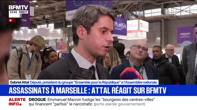Narcotrafic: On assiste à des choses qu'on ne pensait pas imaginables il y a encore quelques années en France , déplore Gabriel Attal (EPR)