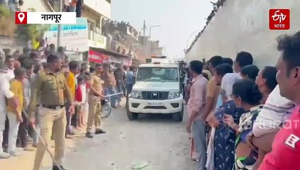 नागपूरच्या भांडेवाडी भागातील एका घरात बिबट्या घुसला, बघ्यांची एकच गर्दी