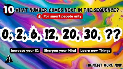 What number comes next in the sequence? (P.7) 🔢