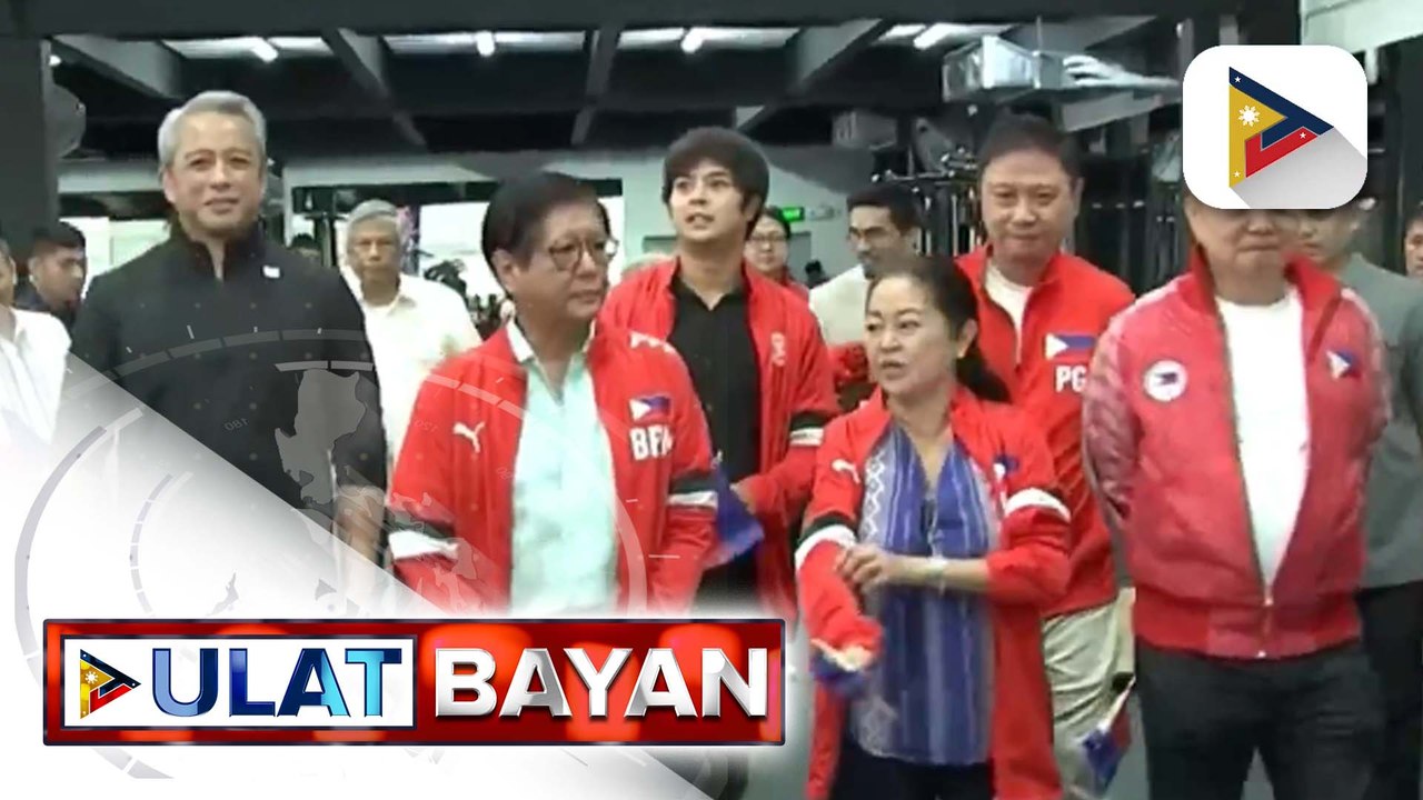 PBBM at FL liza Marcos, pinangunahan ang pagbubukas ng bagong renovate na PhilSports Complex | ulat ni Kenneth Paciente