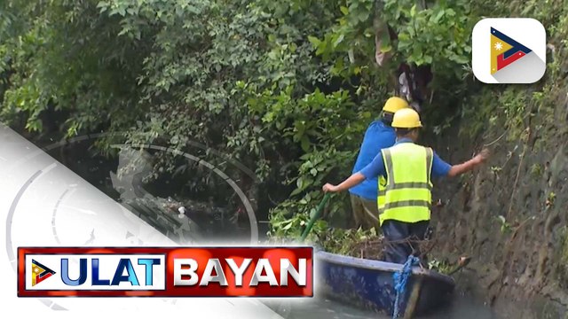 MMDA, nilinis ang Buhangin Creek; disaster resilience ng Metro Manila, paiigtingin pa | ulat ni Bernard Ferrer