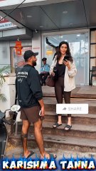 Bollywood Actress Karishma Tanna and Husband Spotted at Private Bank 🥰