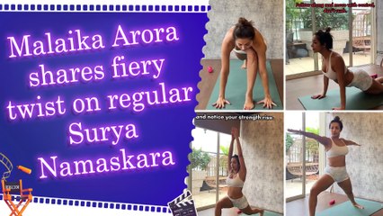 Malaika Arora adds ‘warrior fire’ to Surya Namaskara in her new workout video