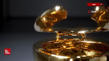 ABD'de 18 ayar altın tuvalet 12.1 milyon dolara satıldı