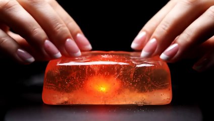 What Happens When You Break Molten Candy by Hand #ASMR #Satisfying #OddlySatisfying
