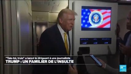 Donald Trump : "Tais-toi, truie" a lancé le dirigeant à une journaliste