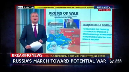 Putin Addresses Russia On National TV About Ukraine Crisis