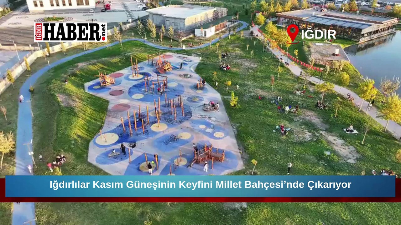 Kasım Güneşi Iğdır Millet Bahçesi'ni Canlandırdı