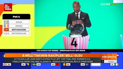 FIFA 2026 Dünya Kupası yolunda Türkiye'nin rakipleri belli oldu