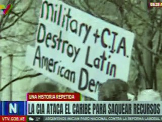 CIA promueve acciones desestabilizadoras para apropiarse de los recursos de los Estados
