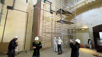 Primeras imágenes de las puertas de Antonio López en la Catedral de Burgos