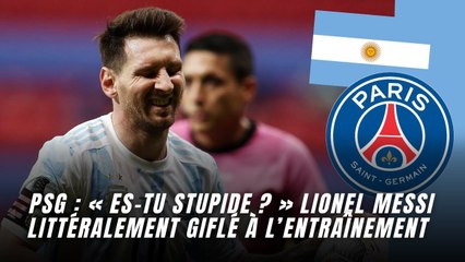 PSG : « Es-tu stupide ? » Lionel Messi littéralement giflé à l’entraînement
