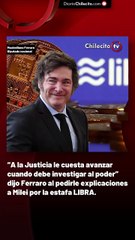 “A la Justicia le cuesta avanzar cuando debe investigar al poder” dijo Ferraro al pedirle explicaciones a Milei por la estafa LIBRA.