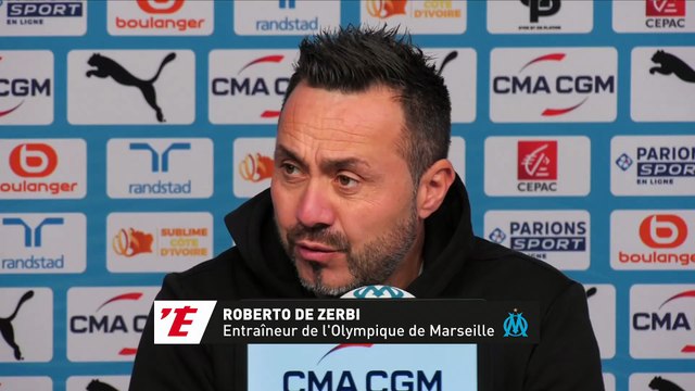 Roberto de Zerbi (OM) : « Si on a les qualités pour être arrivé jusqu'ici, on peut encore passer un palier » - Foot - Ligue 1 - OM