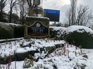 Snow scenes from around Tenby and across Pembrokeshire