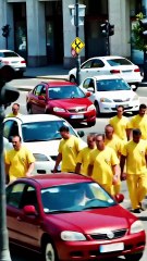 Protest activities causing traffic congestion