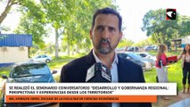 se realizó el Seminario Conversatorio “Desarrollo y Gobernanza Regional”