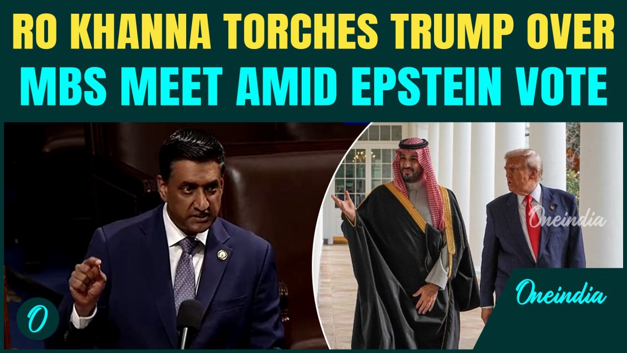 Sen. RO Khanna EXPLODES Over Trump-MBS Meet amid Epstein votes, Roasts him over America First policy