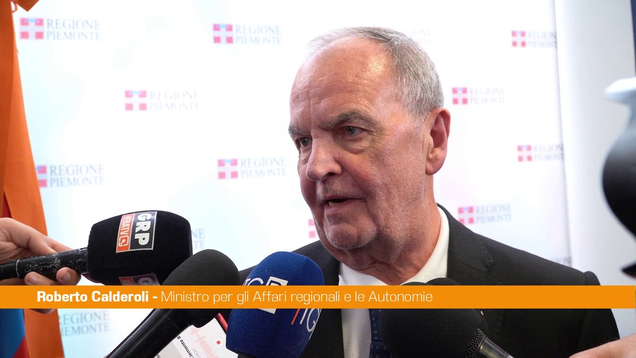 Autonomia, Calderoli "Anche altre regioni si faranno avanti dopo il Piemonte"