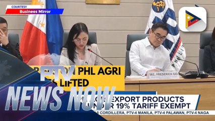 Select PH agri export products to U.S. put under 19% tariff exempt