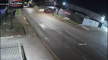 Câmera flagra acidente com morte na Rua Jacarezinho