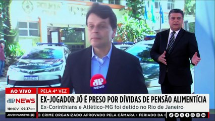 Ex-jogador Jô é preso por dívidas de pensão alimentícia