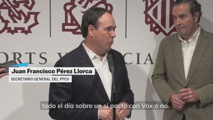 Pérez Llorca habla sobre su candidatura a presidente de la Comunidad Valenciana