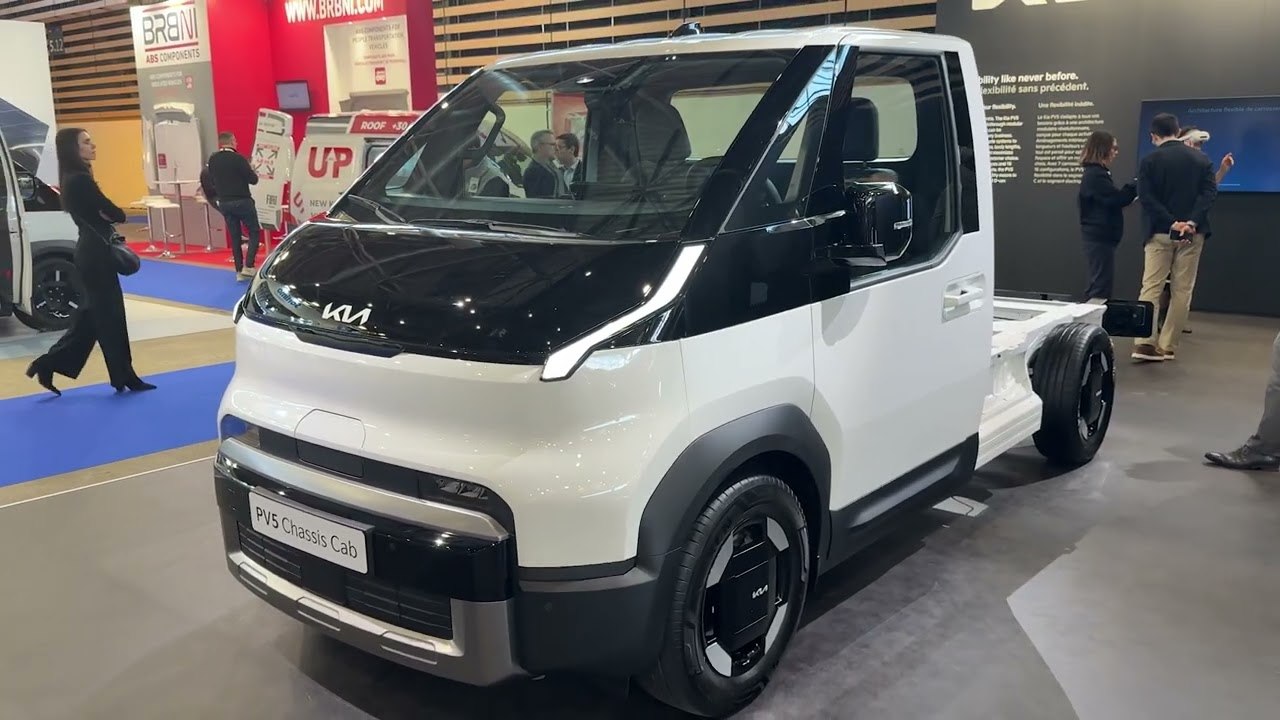 2026 Kia PV5: Elektrisches Chassis Cab für Gewerbe jetzt bestellbar