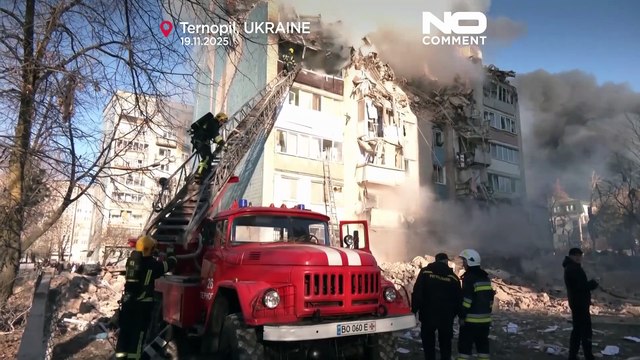 Rosyjski zmasowany atak dronów uderzył w zachodnią Ukrainę, zabił co najmniej 25 osób