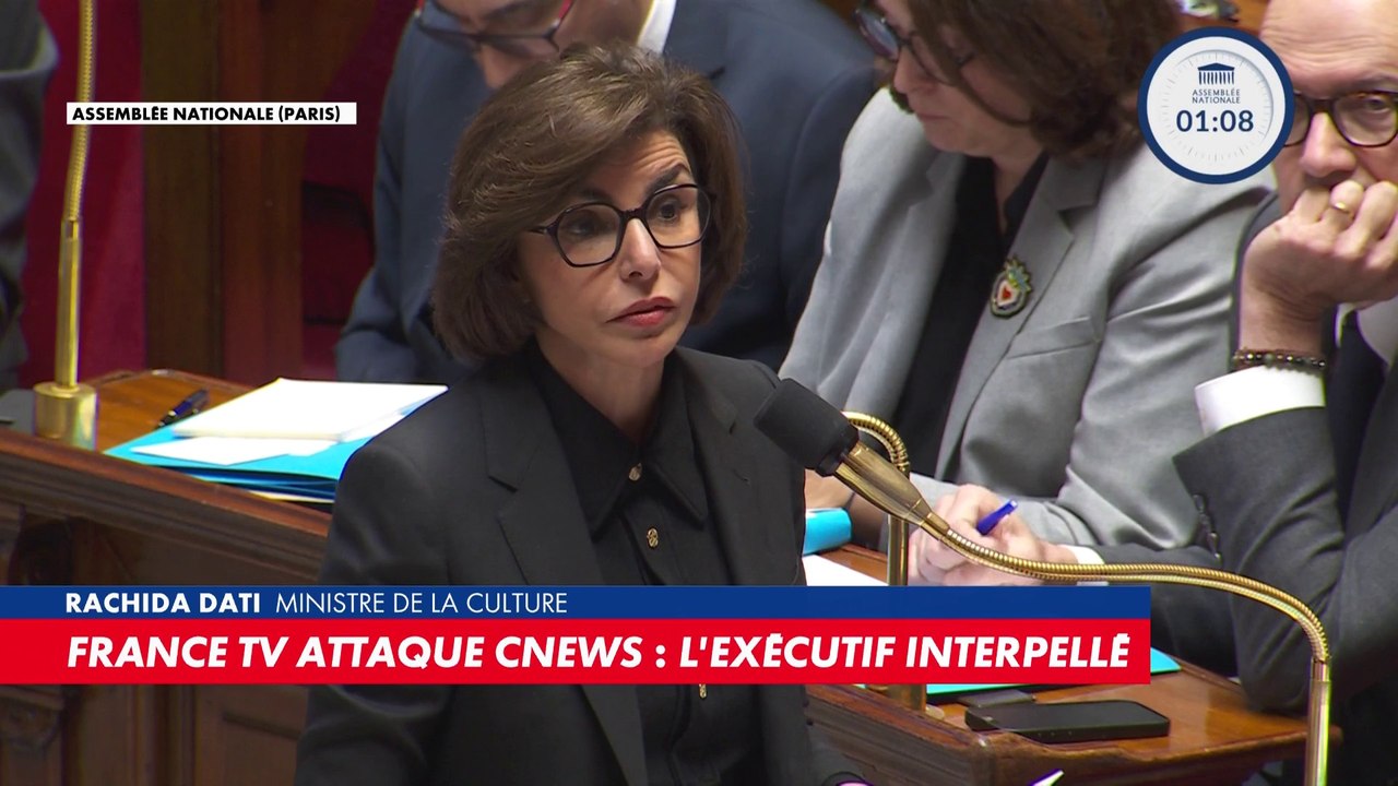 Rachida Dati interpellée à l’Assemblée sur la plainte pour dénigrement déposée contre CNEWS