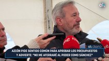 Azcón pide sentido común para aprobar los Presupuestos y advierte: 