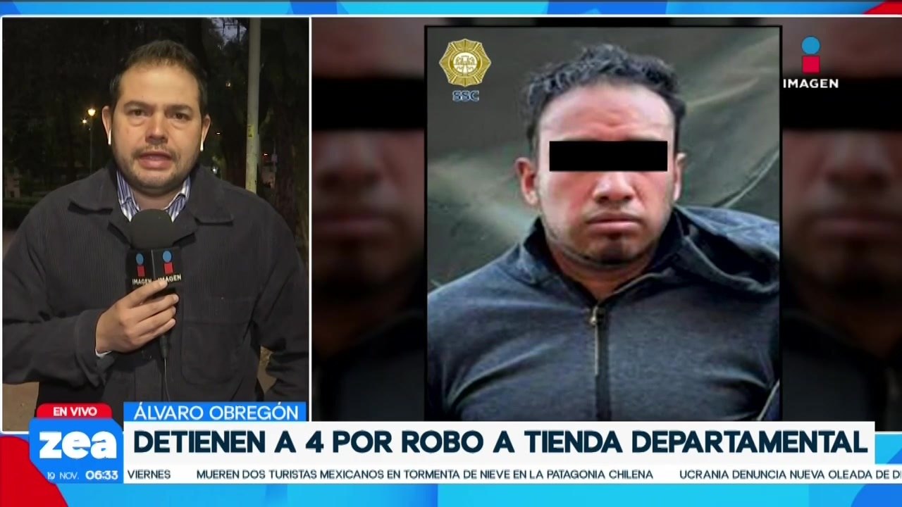 Detienen a cuatro hombres por robo a tienda departamental en la Álvaro ...