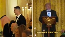 Cristiano Ronaldo alla Casa Bianca. Trump: 