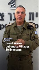 Israel Warns Lebanese Villages To Evacuate