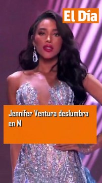 Jennifer Ventura deslumbra en Miss Universo con un espectacular traje azul