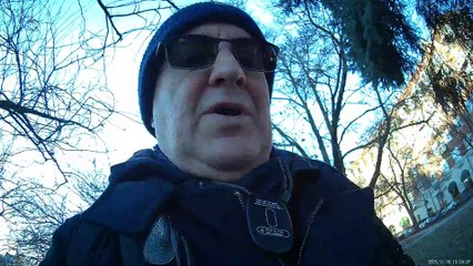 Testar Sportkameran. Henry Allards park-Kanslibron-Slottsparken. Örebro 18 Nov. 2025