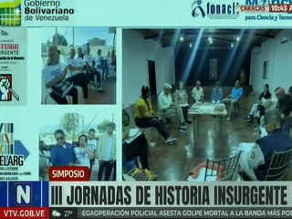 Desarrollan en Jornada de Historia Insurgente simposio del diplomado de cronistas comunales en Yaracuy
