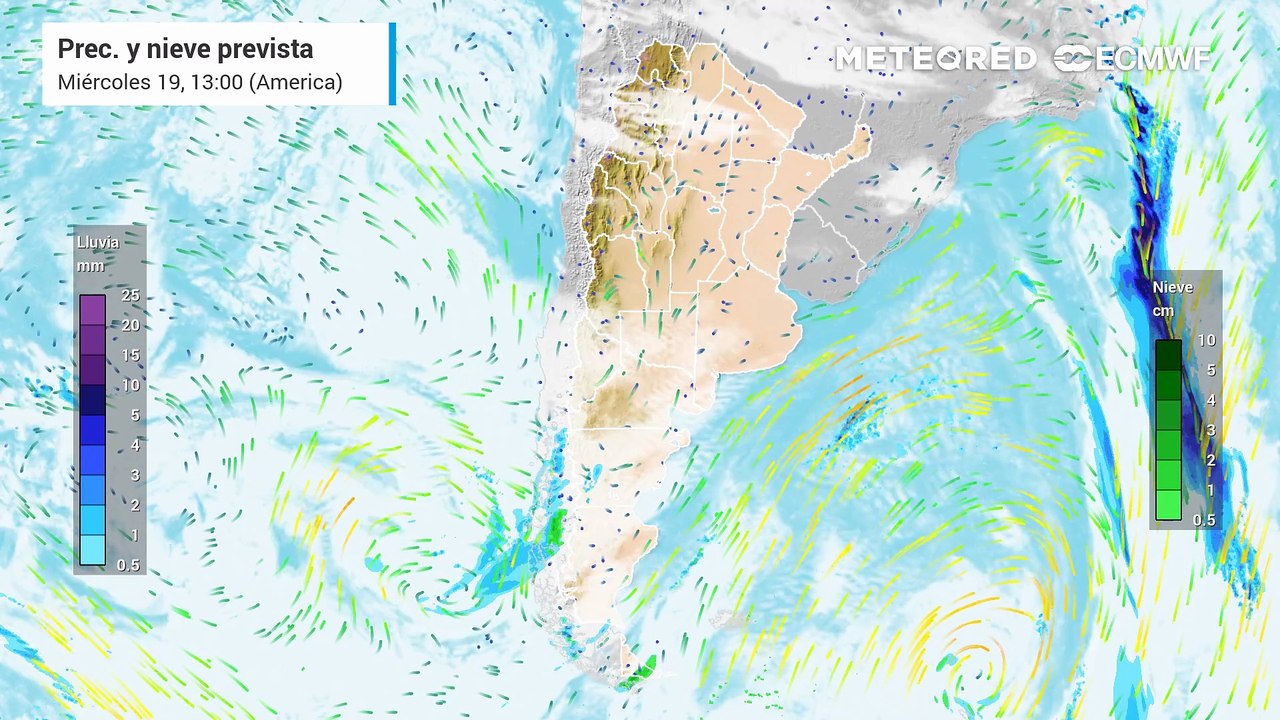 La inestabilidad regresa al centro y norte de Argentina con tormentas entre jueves y viernes
