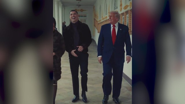 Trump & Ronaldo share laughs before White House dinner
