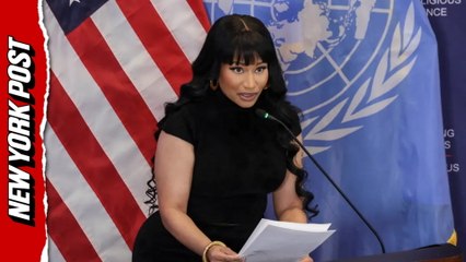 Nicki Minaj addresses the UN with fiery speech defending religious freedom