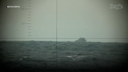 Warship Explodes into the Air After Torpedo Strikes it in Dramatic Footage from NATO Exercise