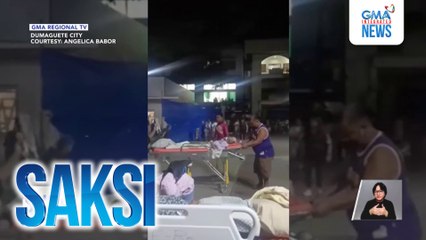 Laboratoryo ng isang ospital sa Dumaguete City, nasunog; mga pasyente inilikas | Saksi