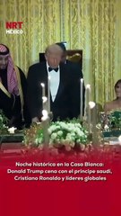 ✨ El presidente Trump recibió en la Casa Blanca a Melania, al príncipe heredero saudí y a figuras como Cristiano Ronaldo, Elon Musk, JD Vance y Tim Cook. Reunión de poder, influencia y titulares.
