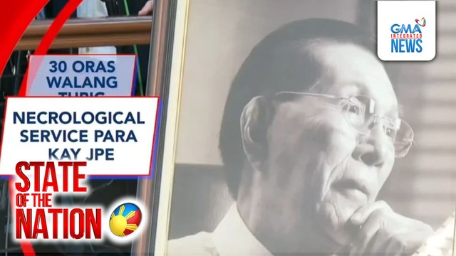 In Case You Missed It - 30 oras walang tubig; Necrological service para kay JPE | SONA