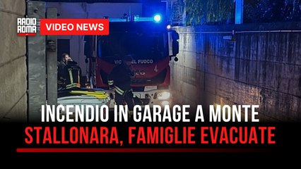 Incendio in garage a Monte Stallonara, famiglie evacuate